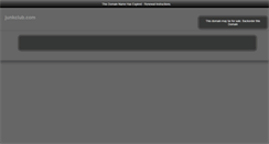 Desktop Screenshot of junkclub.com